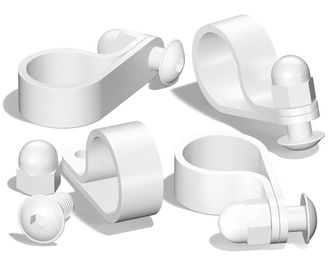 Fixation de protection balistrade Lisseo