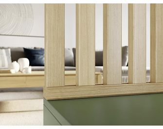 Kit Rampe / Cloison Claustra bois sapin