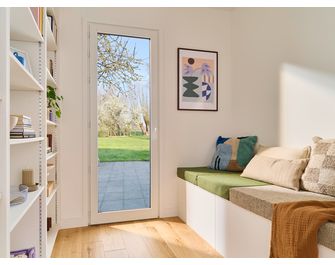 Porte-fenêtre chêne ARBOREAL finition couleur sur-mesure