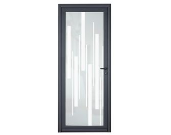 Porte d'entrée Adénora aluminium vitrage Grammi sur-mesure
