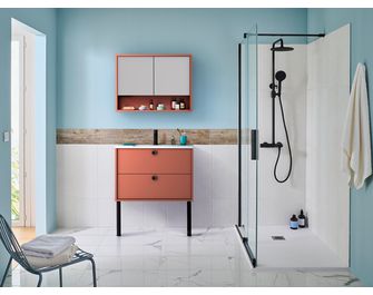 Plan vasque simple 81 cm céramique FORMEO