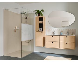 Miroir de salle de bains lumineux 120 cm GALILE