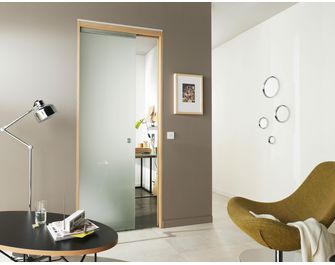 Kit porte en verre - Système Prestige