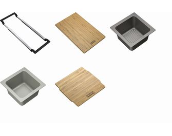Évier cuisine à encastrer Franke matériaux de synthèse avec accessoires