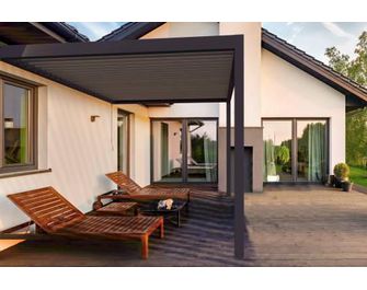 Pergola aluminium Ava murale