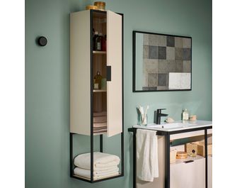 Miroir de salle de bain Métal 2 réversible