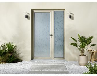 Porte d'entrée Adénora Aluminium avec vitrage Orgue sur-mesure