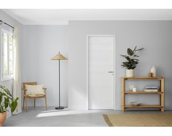 Porte seule recoupable NAIADE 2 chêne plaqué H.220 cm