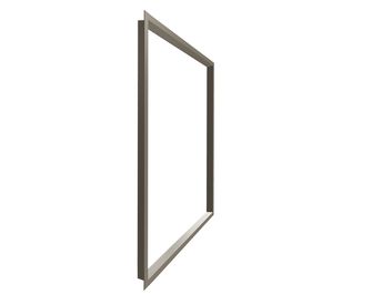 Cadre de finition verrière acier en tunnel - cloison 53cm