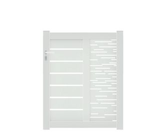 Portillon aluminium Catane ligne horizontale