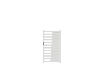 Portillon aluminium Pise avec barreaux sur-mesure