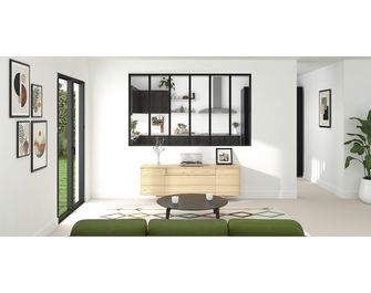 Vitrages transparents trempés pour verrière aluminium