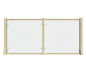 Balustrade EMERENCE en chêne sur-mesure