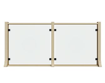 Balustrade EMERENCE en hêtre sur-mesure