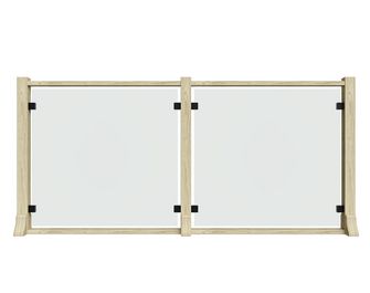 Balustrade EMERENCE en chêne sur-mesure