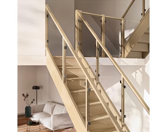 Balustrade EMERENCE en hêtre sur-mesure