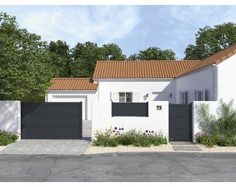 Portail coulissant Aluminium Enna