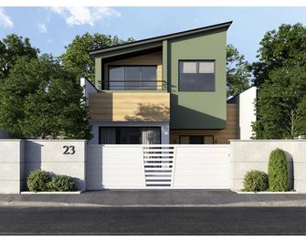 Portail coulissant Aluminium Pise avec barreaux