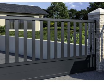 Portail coulissant Aluminium Massa