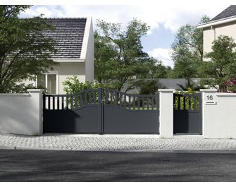 Portail battant Aluminium Vildan