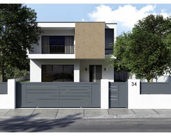 Portail coulissant Aluminium Catane sur-mesure