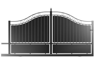 Portail coulissant THALIE plein en acier