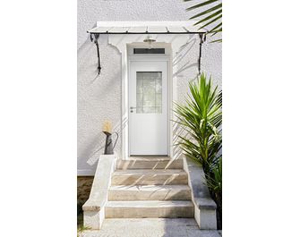 Porte d'entrée Azélie Aluminium poignée Iris