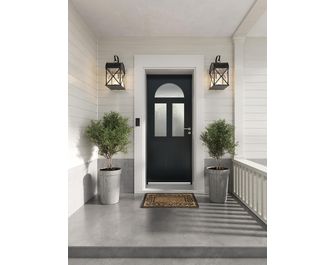 Porte d'entrée Anita Aluminium poignée Iris