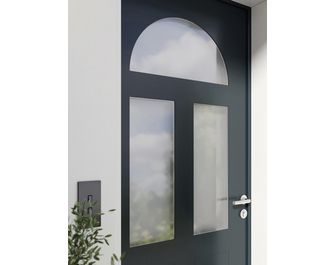 Porte d'entrée Anita Aluminium poignée Iris