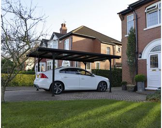 Carport MODENA aluminium noir