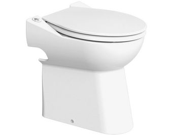 WC broyeur Sanicompact 43 anticalcaire et abattant antibactérien