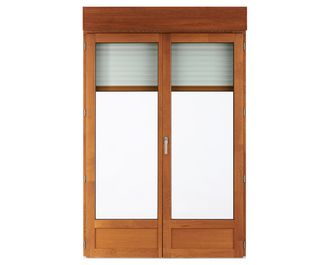 Fenêtre chêne ARBOREAL avec volet roulant sur-mesure