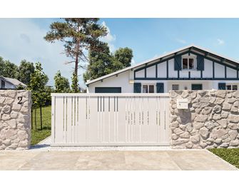 Portail coulissant aluminum Valérian sur mesure