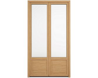 Porte-fenêtre pin ARBOREAL finition lasure sur-mesure