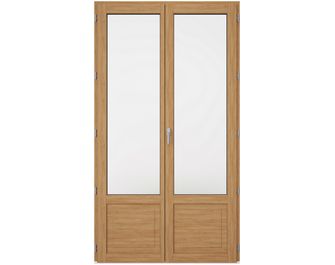 Porte-fenêtre pin ARBOREAL finition lasure sur-mesure