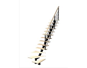 Escalier Elliot quart tournant bas rampe Eva