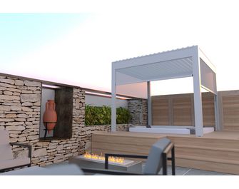 Store pour pergola autoportante Athénaïs