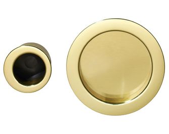 Poignée ronde laiton pour porte coulissante