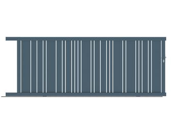 Portail coulissant aluminum Valérian sur mesure