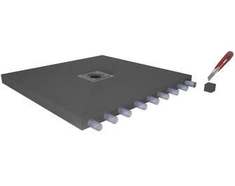 Receveur de douche rectangulaire à carreler POCKET