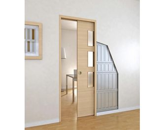 Kit porte en verre - Système Prestige