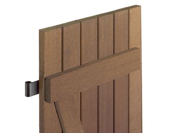 Volet Bois exotique plateau nu