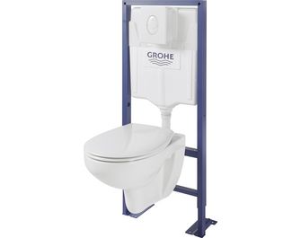 Pack WC suspendu cuvette FRED, bâti sol & mur PRIVILEGE