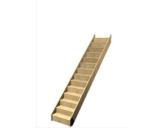 Escalier Faubourg droit sans rampe