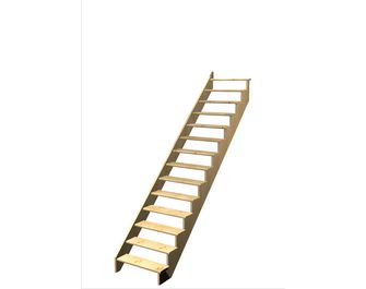 Escalier Ouessant droit sans rampe