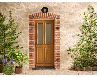 Porte d'entrée Anne-Laure Chêne avec barillet