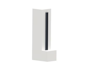 Poteau mural pour clôture CATANE aluminium