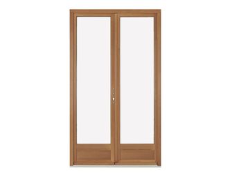 Porte-fenêtre pin ODE lasure pin naturel sur-mesure