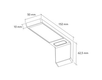 Kit spot led avec interrupteur et transformateur 3v en applique