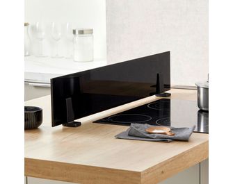 Ecran anti-projection en verre amovible